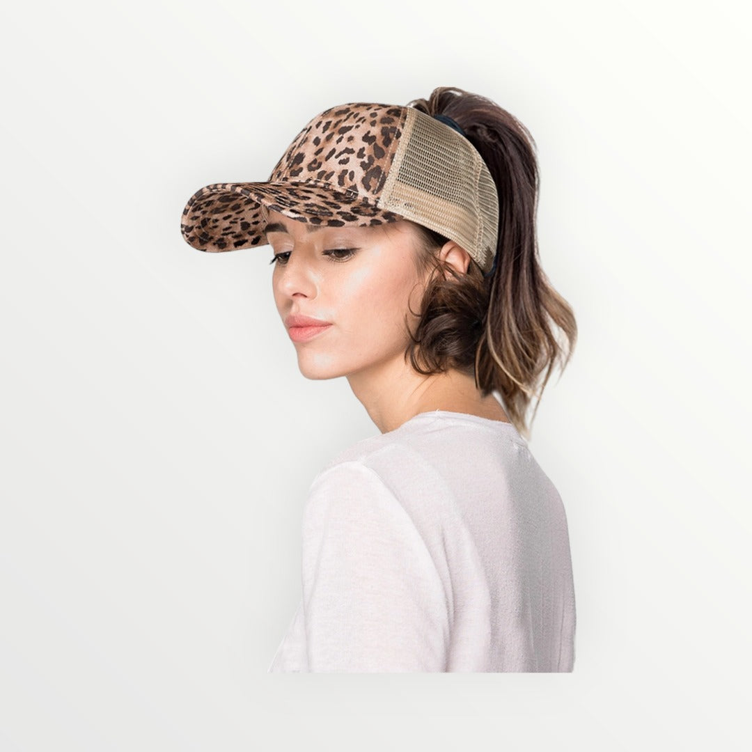 Cc Exclusive Ponytail Messy Bun Baseball Cap