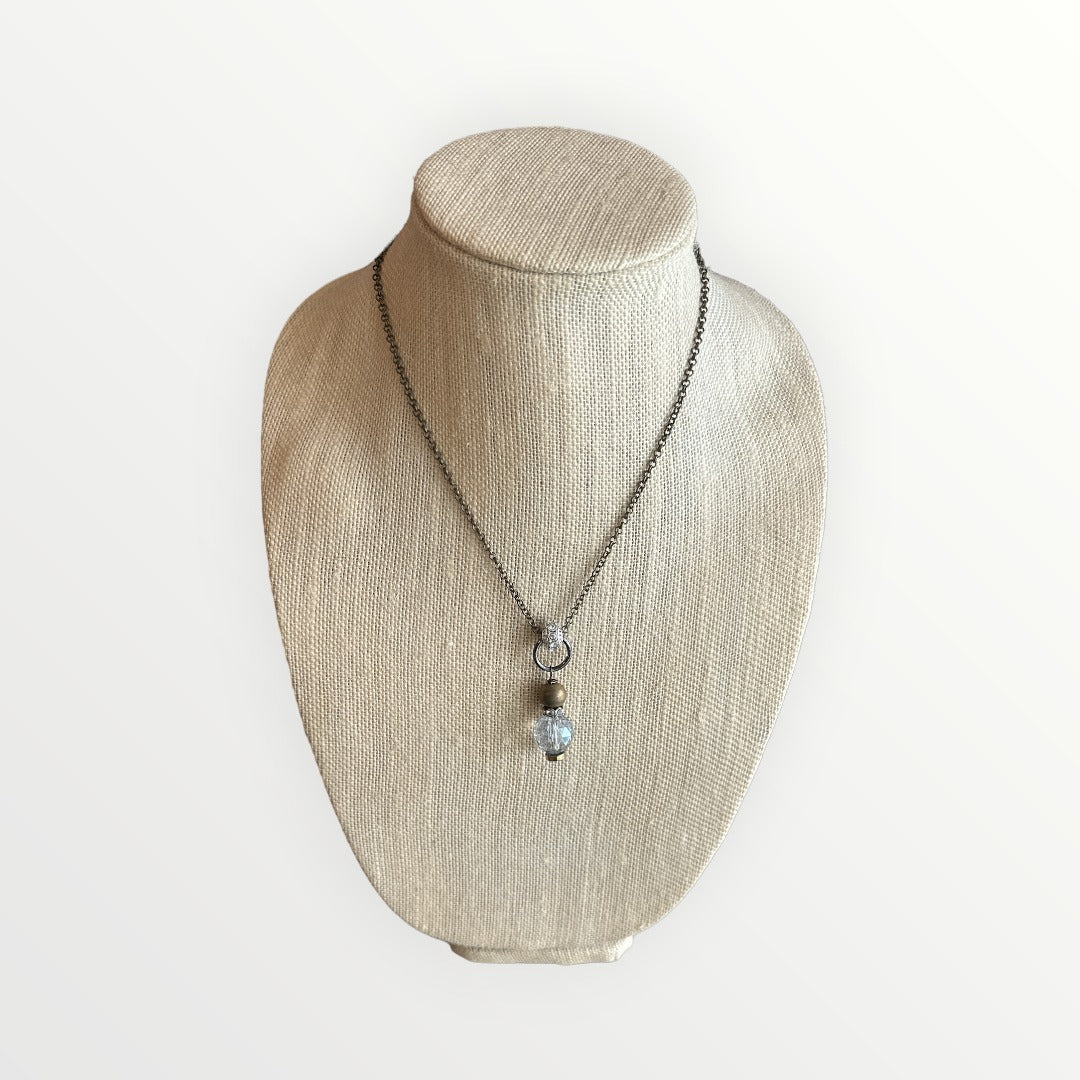 Moody Blues Crystal Necklace